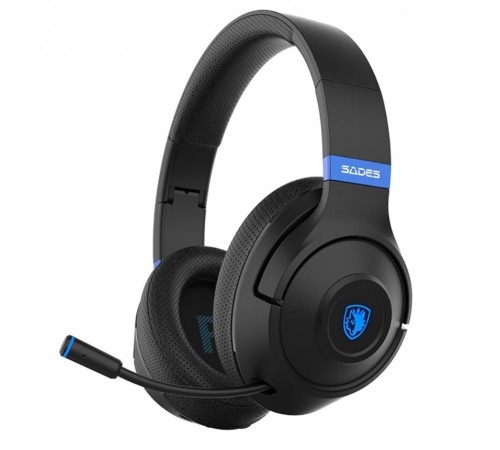 Bluetooth-гарнітура Sades SA-205 Whisper Black/Blue (sa205bkb)