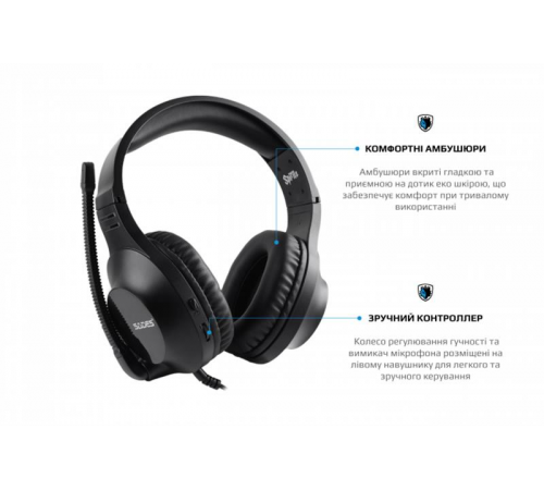 Гарнітура Sades SA-721 Spirits Black (sa721bkj)