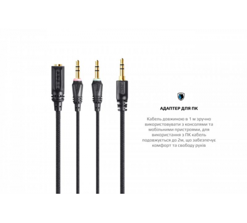 Гарнітура Sades SA-721 Spirits Black (sa721bkj)