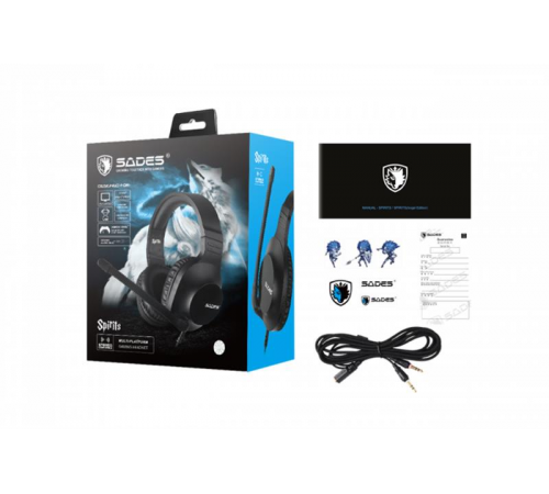 Гарнітура Sades SA-721 Spirits Black (sa721bkj)