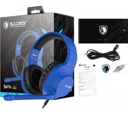 Гарнітура Sades SA-721 Spirits Blue (sa721blj)