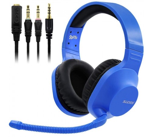 Гарнітура Sades SA-721 Spirits Blue (sa721blj)
