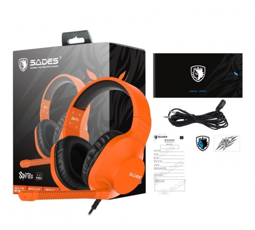 Гарнітура Sades SA-721 Spirits Orange (sa721orj)