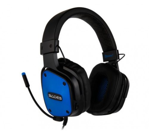 Гарнітура Sades SA-722 Dpower Black/Blue (sa722blj)