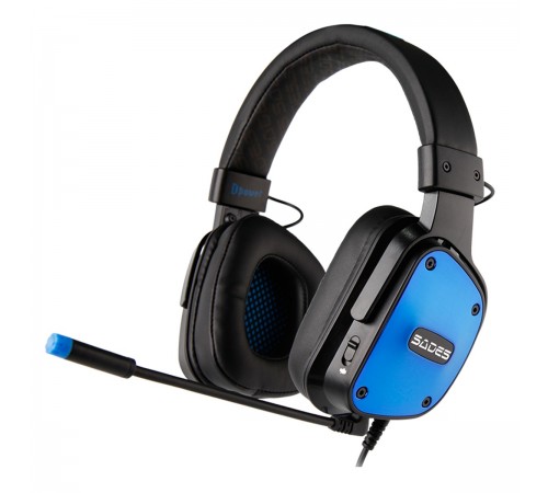 Гарнітура Sades SA-722 Dpower Black/Blue (sa722blj)