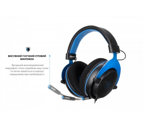 Гарнітура Sades SA-723 Mpower Blue/Black (sa723blj)