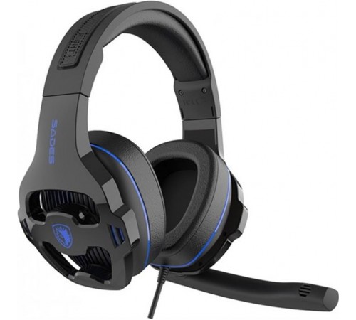 Гарнітура Sades SA-726 Ppower Black/Blue (sa726blj)