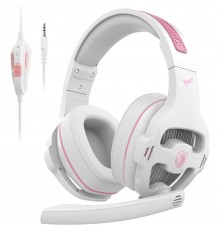 Гарнітура Sades SA-726 Ppower White/Pink (sa726wpj)