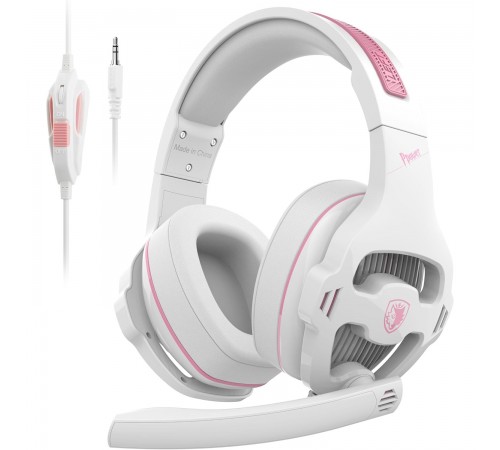 Гарнітура Sades SA-726 Ppower White/Pink (sa726wpj)