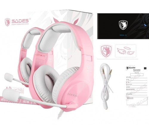 Гарнітура Sades A2 Pink (saa2pkj)