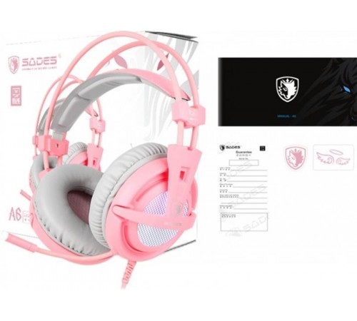 Гарнітура Sades A6 Pink (saa6pku)