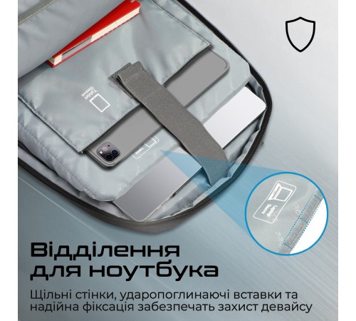 Рюкзак для ноутбука Promate Satchel BP 15.6" Blue