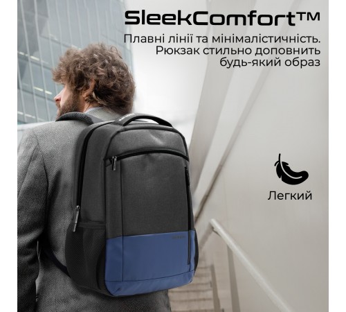 Рюкзак для ноутбука Promate Satchel BP 15.6" Blue