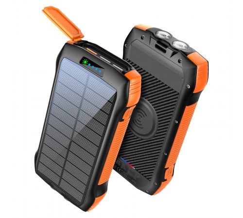 Універсальна мобільна батарея Promate SolarTank-20PDQI 20W 20000mAh Black