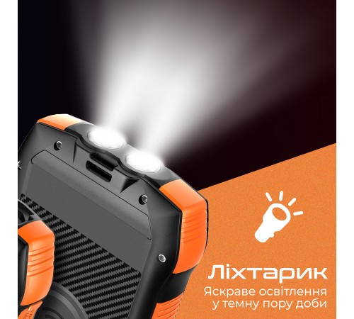 Універсальна мобільна батарея Promate SolarTank-20PDQI 20W 20000mAh Black