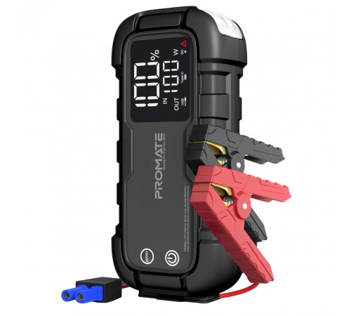 Пускозарядний пристрій Promate SparkTank-20 20000mAh 1000A/2000A Jump Starter Black Пускозарядний пристрій Promate SparkTank-20 20000mAh 1000A/2000A Jump Starter Black