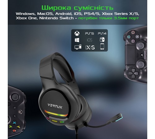 Гарнітура Vertux Tokyo Black