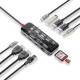 USB-хаб Promate TransHub-Pro USB Type-C Grey