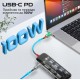 USB-хаб Promate TransHub-Pro USB Type-C Grey