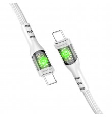 Кабель Promate USB Type-C - USB Type-C (M/M), 3 A, 60 W, 2 м, TransLine-CC200 White (transline-cc200.white)