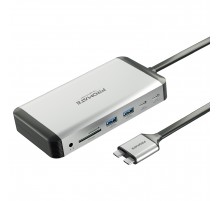 Концентратор USB Type-C Promate VersaHub 13 in 1 Grey (versahub-mst.grey)