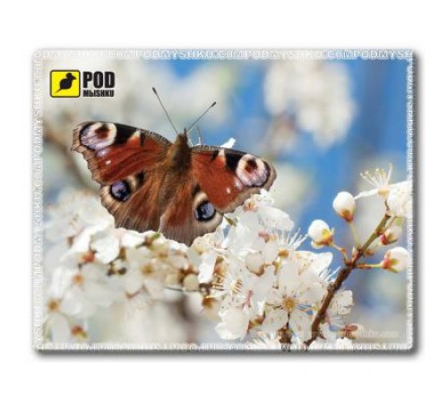 Килимок для миші Pod Mishkou Весна-Бабочка