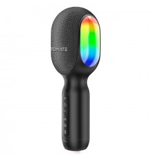 Мікрофон для караоке Promate VocalMic Bluetooth LED Black