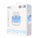 Акція! Бездротові навушники Proove Blitz II TWS with Hybrid ANC (APP) (white/blue)