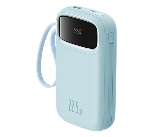 Акція! Зовнішній акумулятор УМБ Power Bank Baseus Qpow2 10000mAh 22.5W Galaxy Blue